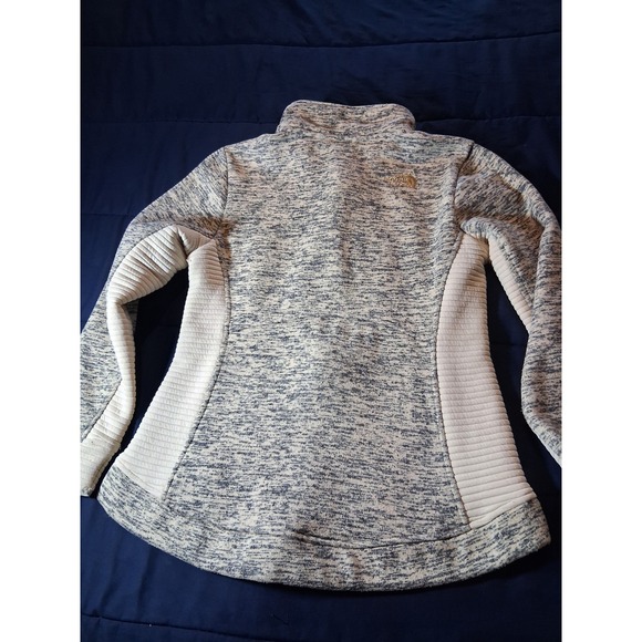 The North Face Jacket Ribbed Sides Long Sleeve Beige Womens Medium - Picture 5 of 6